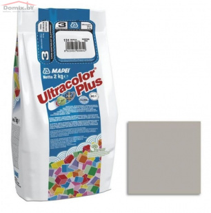 Фуга для плитки Mapei Ultra Color Plus N111 светло-серый  (2 кг)